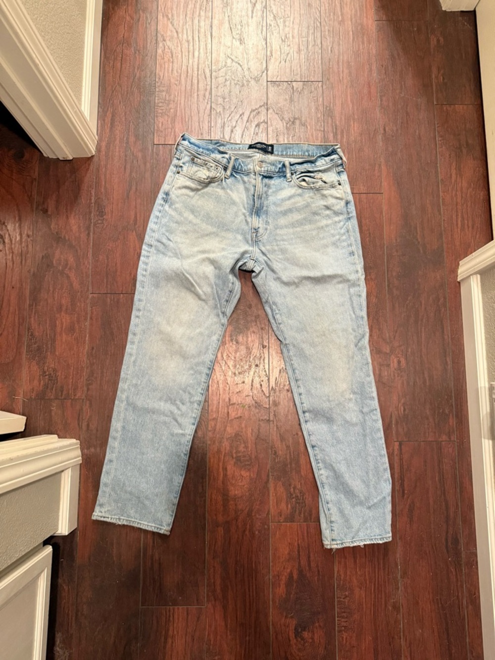 Abercrombie & Fitch Light Blue Relaxed Jeans